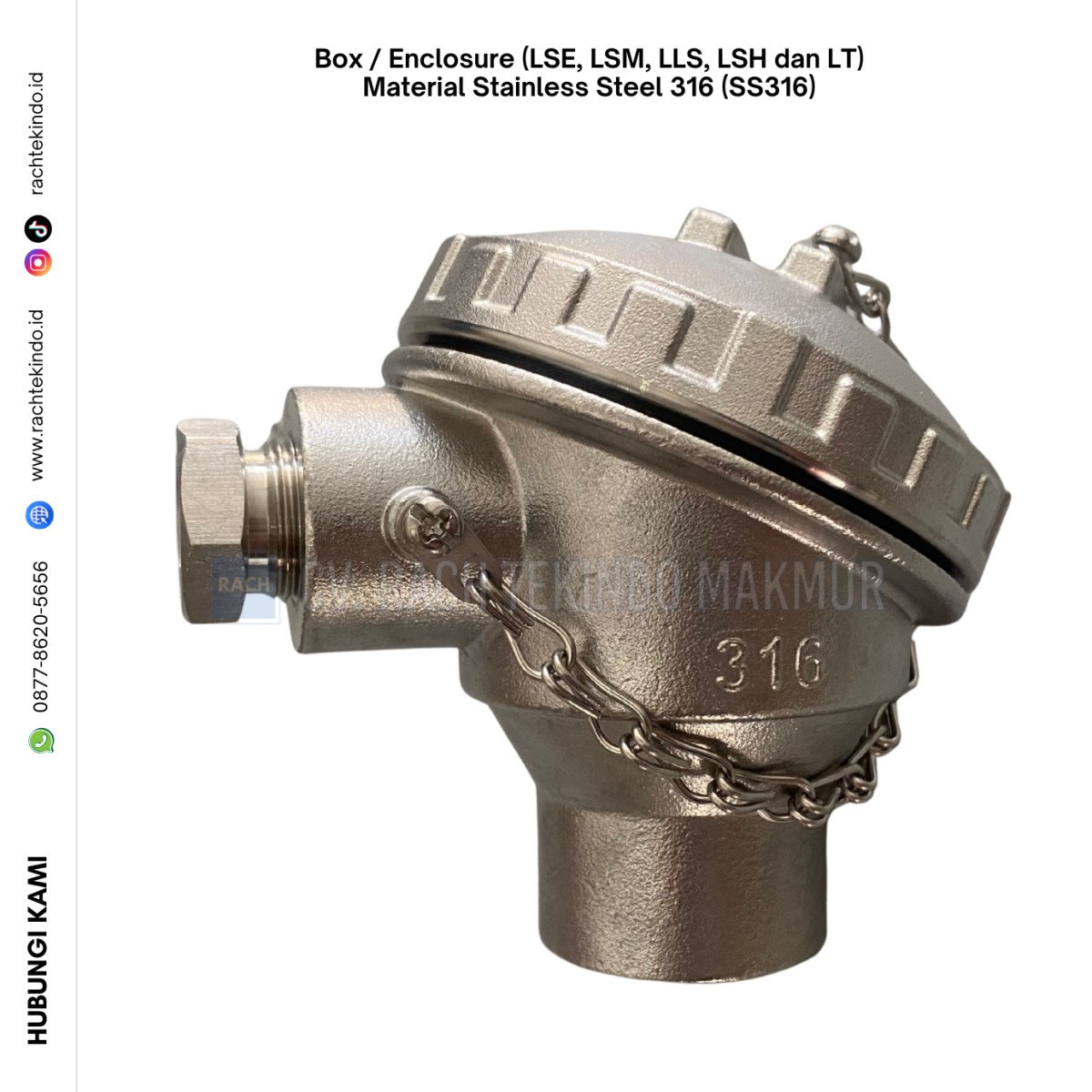 Box / Enclosure (LSE, LSM, LLS, LSH, dan LT) : Material ATEX Explosion-Proof